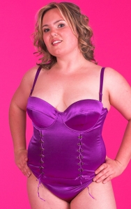 Purple Chic Bustier Set